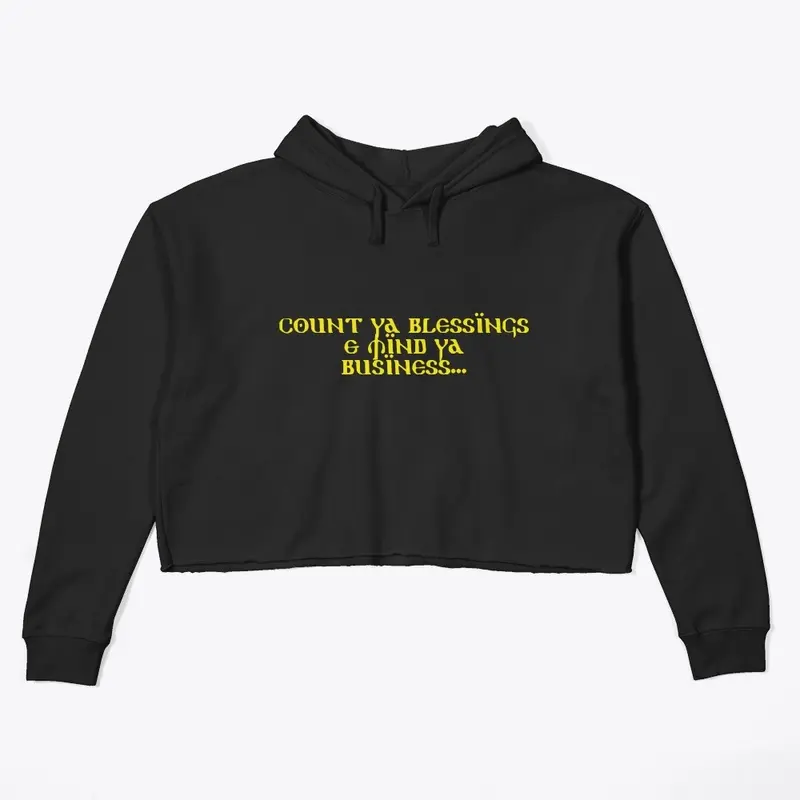 2 Bees Crop Hoodie